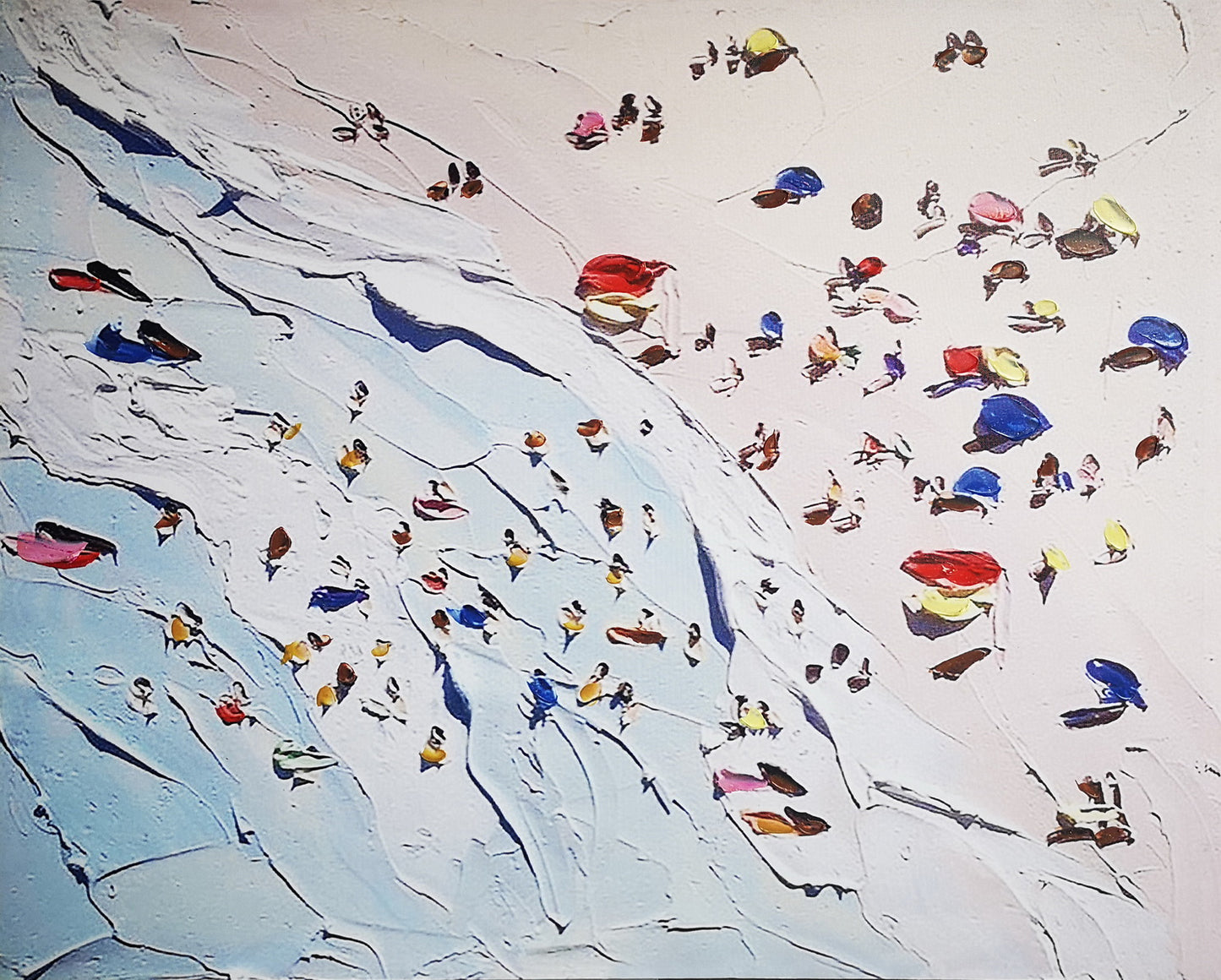 Beach Hand Painting Picture