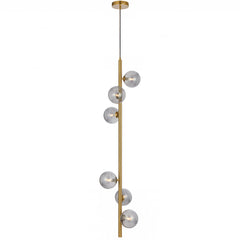 TFS 6 LT PENDANT 6x6wG9max KIT L1200 W265 H265 TEX 2m ANT GOLD/ SMOKE