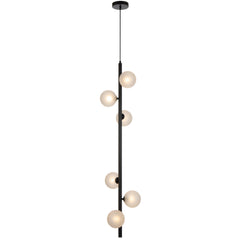 TFS 6 LT PENDANT 6x6wG9max KIT L1200 W265 H265 TEX 2m BLACK/ FROST TEAR PATTERN