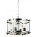 TFS 46 PENDANT 4x25wE27max D:460 H:260cab1.3 NICKEL MATT