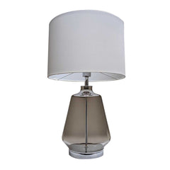 TFS TABLE LAMP 25wE27max D:400 H:630 cable:2.0m LINE SW SMOKE OMBRE/WHITE SHADE