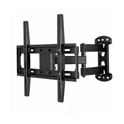 Full motion TV wall mount with swivel and tilt adjustment