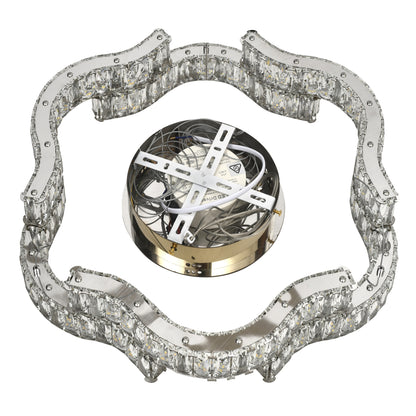 TFS 1 TIER PENDANT 36wLED DIM W/RMOTE 3600LM 2.5m cab 3300K-4200K-6500K GOLD