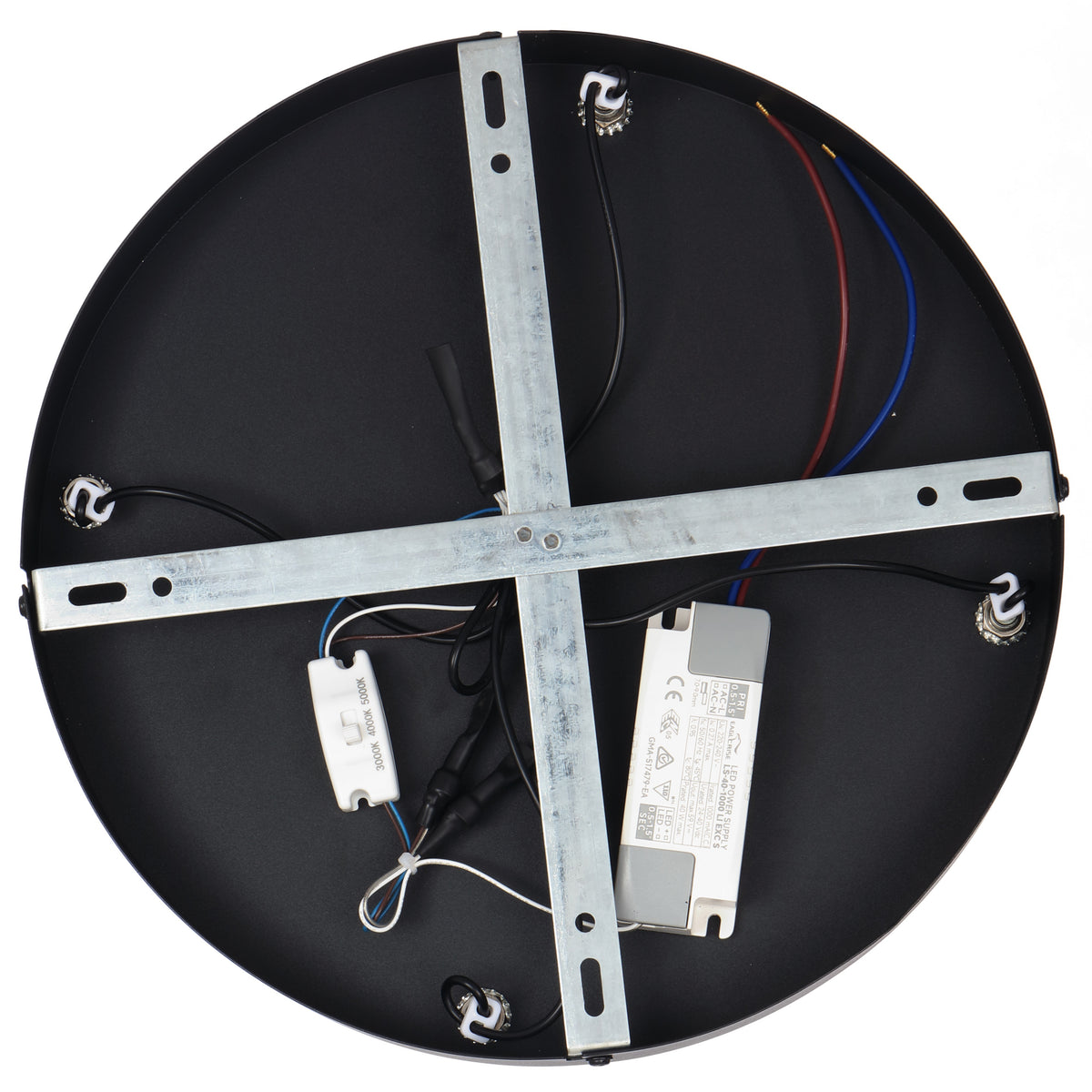 TFS 5LT PENDANT 40w 3CCT 3000k-5000k D:440 H:70 2750Lm NON-DIM cab.3M BLACK SANDY