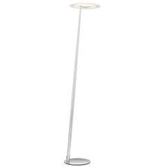 TFS LED FLOOR LAMP 12wLED 3CCT DIM 1800LM H1550 D350 foot swtch CHROME
