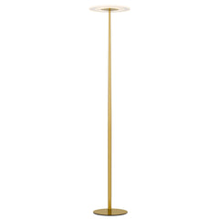 TFS LED FLOOR LAMP 12wLED 3CCT DIM 1800LM H1550 D350 foot swtch ANT GOLD