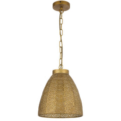TFS PENDANT 25wE27max D280 H325 chain 2m cab. brown ANTIQUE BRASS
