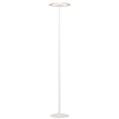 TFS LED FLOOR LAMP 12wLED 3CCT DIM 1800LM H1550 D350 footswth WHITE SAND
