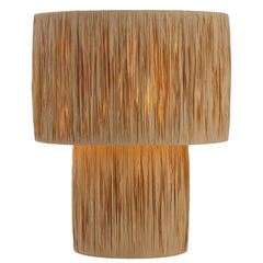 Salina TFS LARGE TABLE LAMP 25wE27max D320 H380 INLINE SWT NATURAL RAFFIA