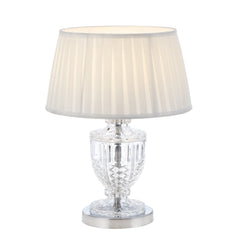 TFS TABLE LAMP 25wE27max D:240 H:475 CHROME / IVORY