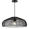 TFS 40 PENDANT 25wE27max D400 H230 cab1.5m BLACK RATTAN