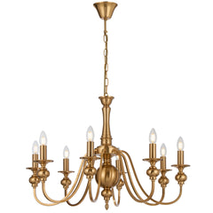 Solwood TFS 8LT PENDANT 8x25wE14max D:790 H:550 chain 2m COPPER