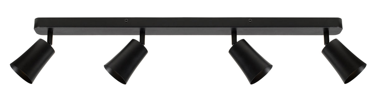 TFS 4 SPOT BAR 4x6wGU10max L750 P175 BLACK
