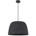 TFS FELT PENDANT 25wE27max D430 H270 cab 2m BLACK FELT