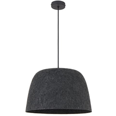 TFS FELT PENDANT 25wE27max D430 H270 cab 2m BLACK FELT