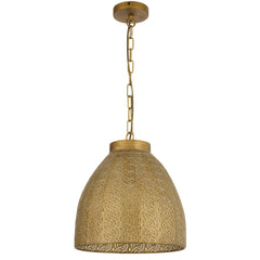 TFS PENDANT 25wE27max D350 H370 chain 2m cab. brown ANTIQUE BRASS
