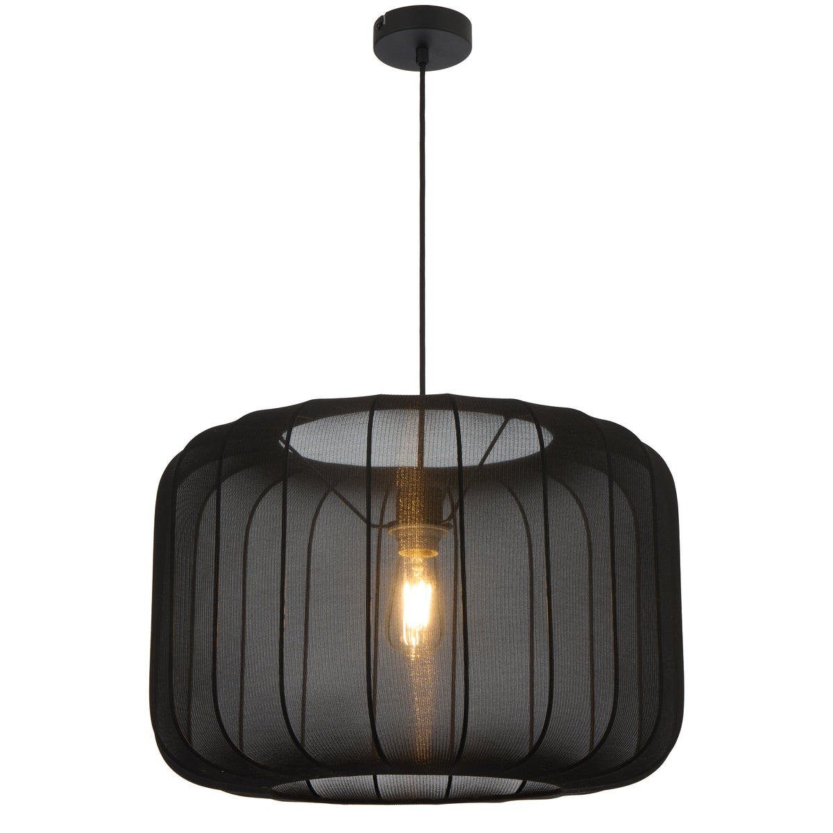 TFS 50 PENDANT 25wE27max D500 H325 cab 2m BLACK