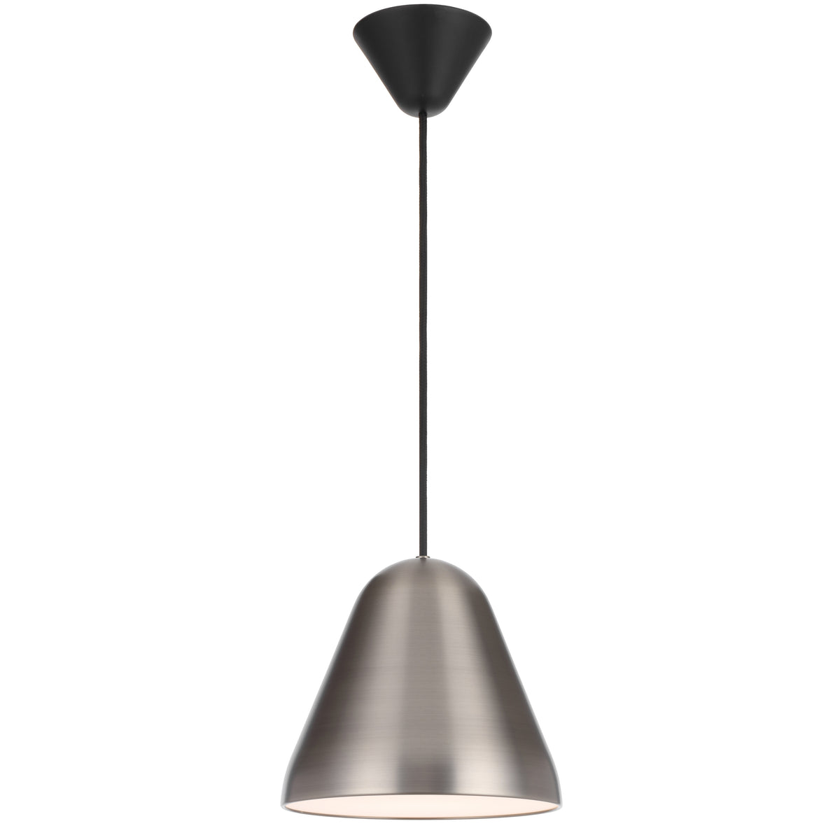TFS 22CM PENDANT 25wE27max D220 H195 CAB 2M NICKEL SATIN