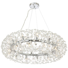 Faro TFS 24LT PENDANT 24x6wG9max D:900 H:350 CRY H13 CRYS H130 CAB 2M CHROME/ CLEAR