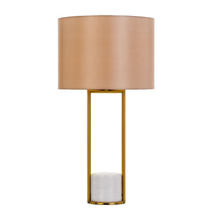 TFS TABLE LAMP 25wE27max D:320 H:600 cable2.0 line swt WHITE/ANT GOLD/CREAM