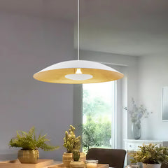 TFS 80 PENDANT 25wE27max D:800 H:138 WHITE SAND / GOLD FOIL