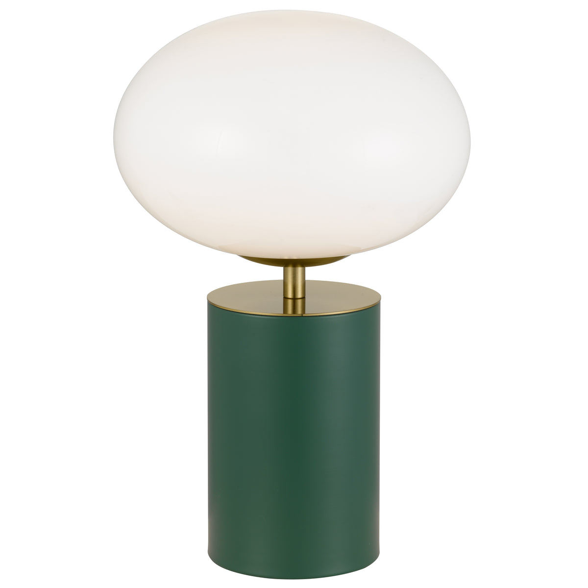 TFS TOUCH TABLE LAMP 5wE14 3000K D200 H320 GREEN 6028/ GOLD/ OPAL GLOSS