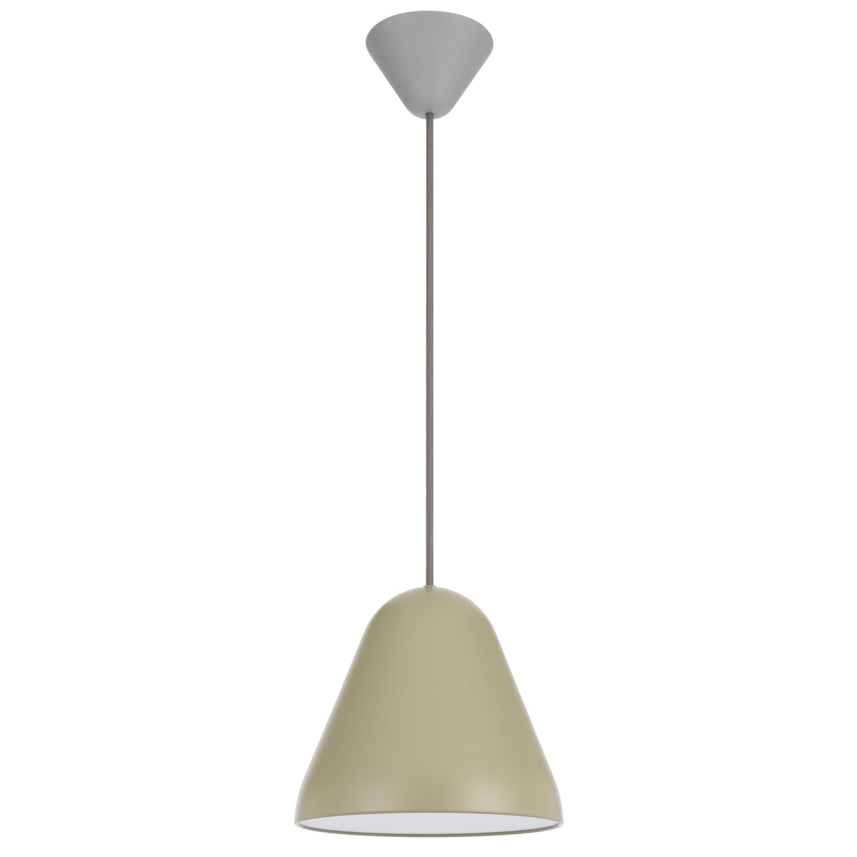 TFS 22CM PENDANT 25wE27max D220 H195 CAB 2M GREEN SATIN