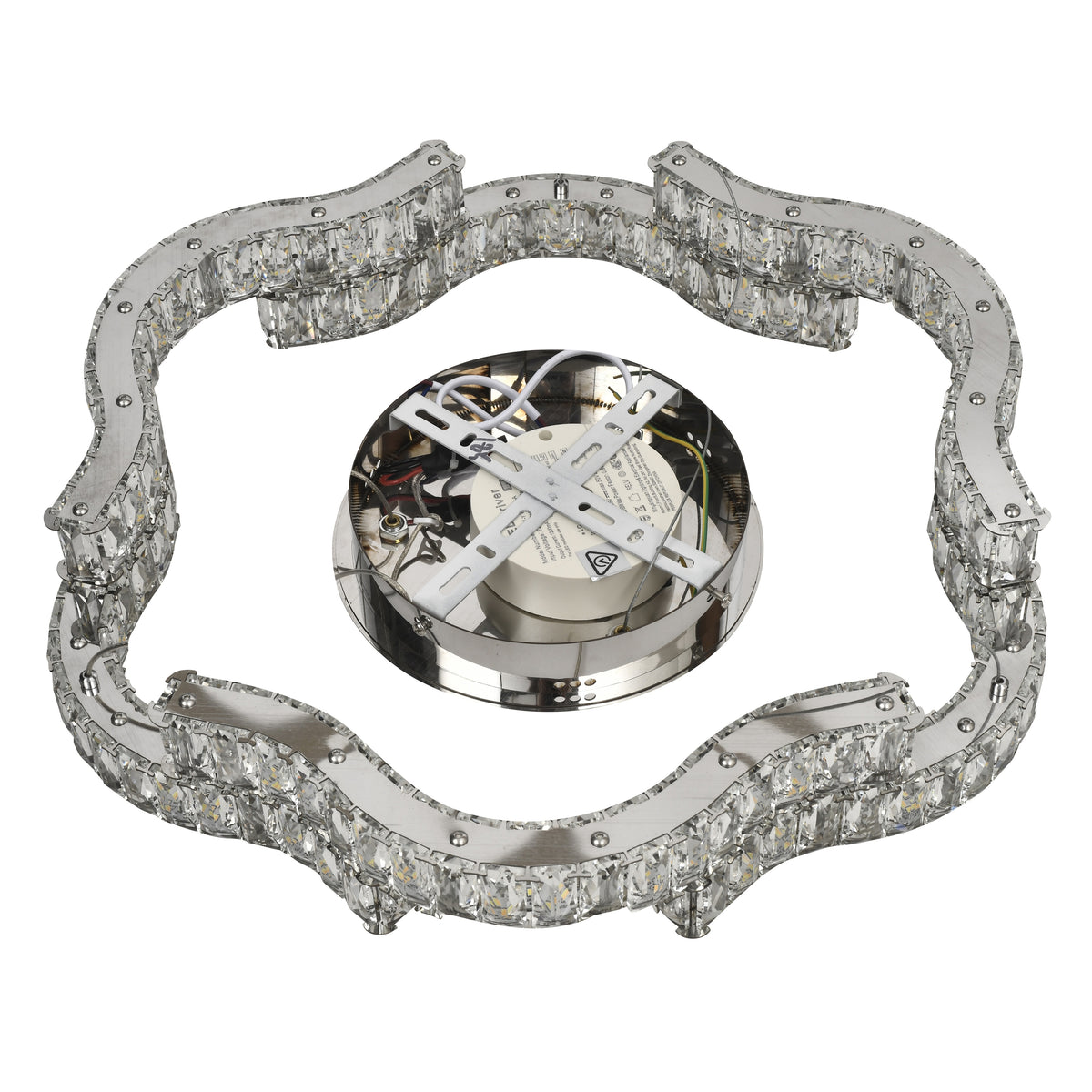 TFS 1 TIER PENDANT 36wLED DIM W/RMOTE 3600LM 2.5m cab 3300K-4200K-6500KCHROME