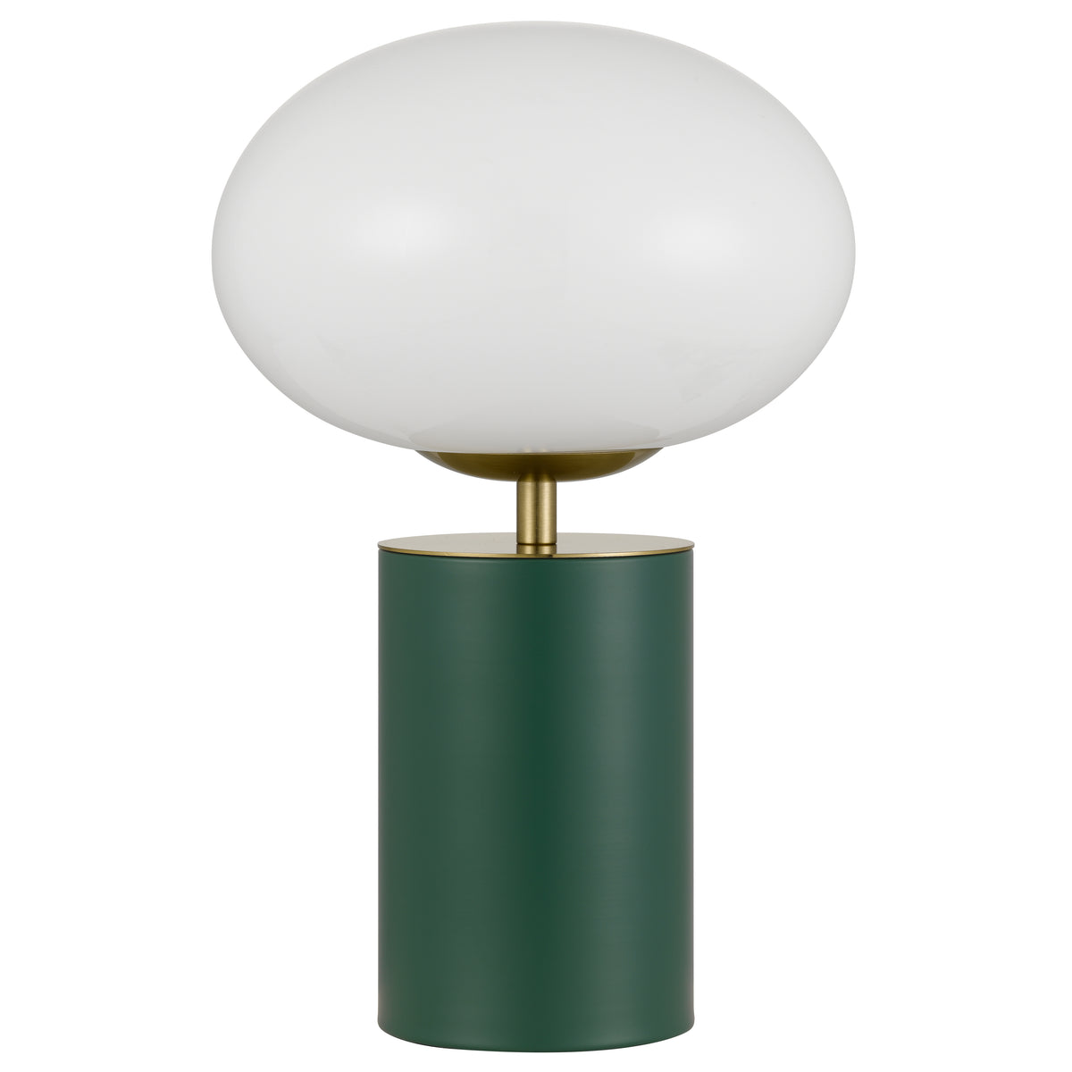 TFS TOUCH TABLE LAMP 5wE14 3000K D200 H320 GREEN 6028/ GOLD/ OPAL GLOSS