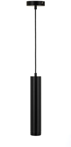 TFS LED PENDANT 4wGU10S4 nonDIM D:60 H:320 cab1.5 350Lm BLACK/BLACK 4000k