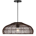 TFS 40 PENDANT 25wE27max D400 H230 cab1.5m BROWN RATTAN