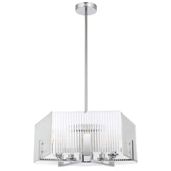 Vitalux TFS 5 LT PENDANT 5x25wE14ma L560 W560 H210 rod (2*600+ 1*300) CHROME / CLEAR GLASS