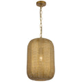 TFS PENDANT 25wE27max D310 H490 chain 2m cab. brown ANTIQUE BRASS