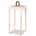 Lumomark TFS RECHARGEABLE TL 3wLED L:130 W:130 H:300 IP54 USB1M 2X2000mah 3000K BEIGE