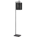 TFS FLOOR LAMP 25wE27max L325 W250 H1500 foot swt GUN METAL / BLACK STRING