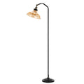 TFS FLOOR LAMP 25wE27max D 300 H1620cable2.0 BLACK AMBER