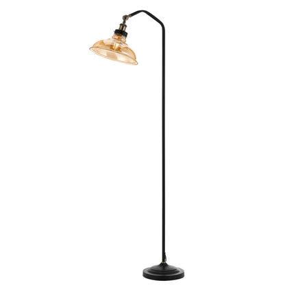 TFS FLOOR LAMP 25wE27max D 300 H1620cable2.0 BLACK AMBER
