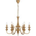 Zanoform TFS 6LT PENDANT 6x25wE14max D:680 H:500 chain 2m COPPER