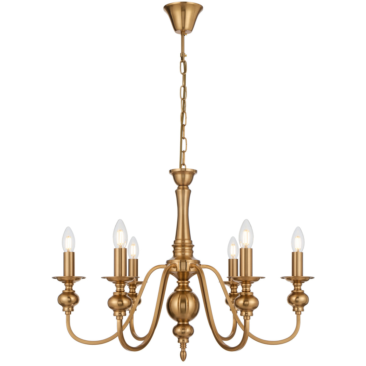 Zanoform TFS 6LT PENDANT 6x25wE14max D:680 H:500 chain 2m COPPER