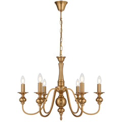 Zanoform TFS 6LT PENDANT 6x25wE14max D:680 H:500 chain 2m COPPER