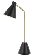 TFS TL+USB 25wE14+2A USB D 140 H540 BRS MATT/BLACK