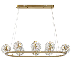 TFS 8LT PENDANT 8x3wLED 3000K L1000 W410 H145 1298Lm WIRE:2M NON DIM/ ANT GOLD