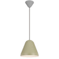 TFS 22CM PENDANT 25wE27max D220 H195 CAB 2M GREEN SATIN