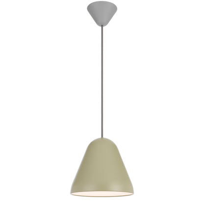 TFS 22CM PENDANT 25wE27max D220 H195 CAB 2M GREEN SATIN