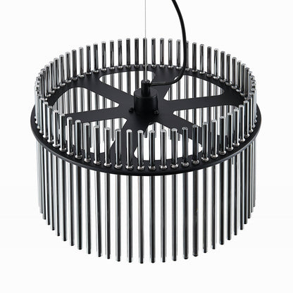 TFS PENDANT 25wE27max D400 H260 CAB 2m BLACK MATT/ SMOKE