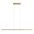 Zanostone TFS 140CM PENDANT 36wLED L:1400 W:38 H:25 cab 2M 3CCT STEP DIM 2450Lm BRASS