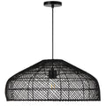 Lumoline TFS 50 PENDANT 25wE27max D500 H300 cab1.5m BLACK RATTAN