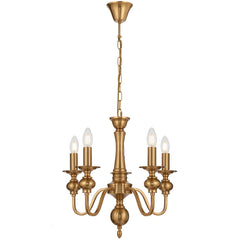Rivaton TFS 5LT PENDANT 5x25wE14max D:450 H:430 chain 2m COPPER