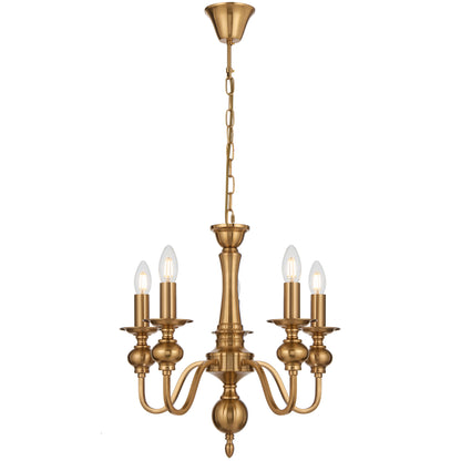 Rivaton TFS 5LT PENDANT 5x25wE14max D:450 H:430 chain 2m COPPER