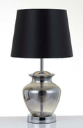 TFS TABLE LAMP 25wE27max D 300 H 480 CL-SW CHROME / SMOKE / BLACK